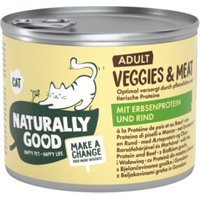 Naturally Good Veggies & Meat 6x200g Erbsen und Rind von Naturally Good