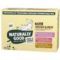 Naturally Good Veggies & Meat Katzenfutter Vorteilspack 12x100 g von Naturally Good