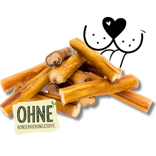 Naturbiss Ochsenziemer für Hunde 15 cm – 12 Stück, 100% natürlich luftgetrocknet, Harter Kausnack, lecker Knabberspaß für Hunde jeder Größe - ohne künstliche Zusätze Naturbiss Ochsenziemer für Hunde 15 cm – 12 Stück, 100% natürlich luftgetrocknet, Harter Kausnack, lecker Knabberspaß für Hunde jeder Größe - ohne künstliche Zusätze von Naturbiss