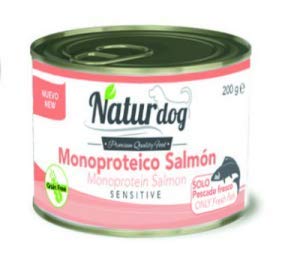 Naturdog Nassfutter für Hunde, Lachs, ohne Getreide, 200 g Naturdog Nassfutter für Hunde, Lachs, ohne Getreide, 200 g von Naturdog