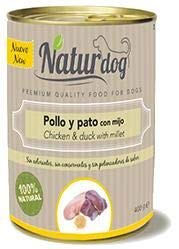 Naturdog Nudelfutter Hund, Ente, Mijo und Karotte, 400 g von Naturdog