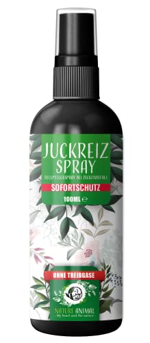 NEU: Nature Animal® Anti JUCKREIZ Spray Soforthilfe für Hunde + Katzen bei Hautreizungen, Pflege für Haut und Fell bei Läuse, Flöhe & Milben – Hautpflegespray von Nature Animal