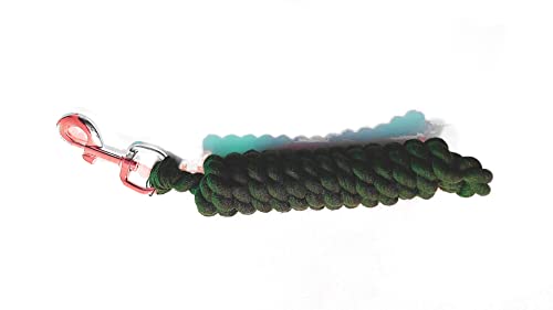 Führstrick für Pferde / Pony, Baumwolle, mit Messingclip, 1,8 m, Flaschengrün Führstrick für Pferde / Pony, Baumwolle, mit Messingclip, 1,8 m, Flaschengrün von Nature Child