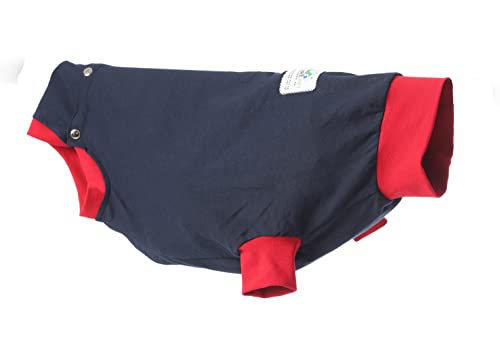 Hunde OP Body / Wundschutz Anzug für Hunde / Medical Pet Shirt / Erholungsanzug (XL, Blau) von Nature Pet
