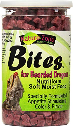Nature Zone (2 Pack) Bearded Dragon Bites Nutritious Soft Moist Food 9oz von Nature Zone