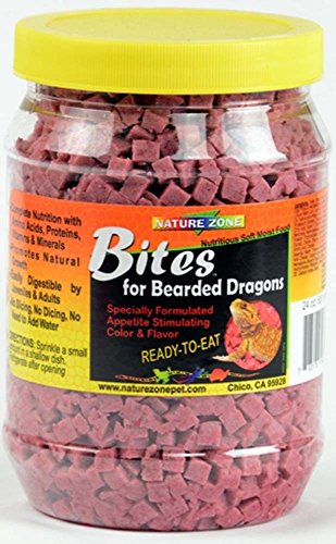 Nature Zone (3 Pack) Bearded Dragon Bites Nutritious Soft Moist Pet Food 24 oz von Nature Zone