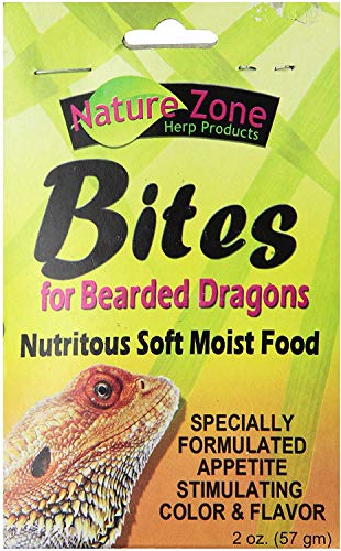 Nature Zone (3 Pack) Juvenile Bearded Dragon Bites Nutritious Soft Food 2oz von Nature Zone