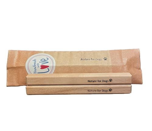 Nature for Dogs Hundekaustab, Kauknochen, Zahnhygiene für Hunde, Spiel und Spaß, aus dem Schwarzwald, Natur pur, nachhaltig (Größe XS/S) von Nature for Dogs