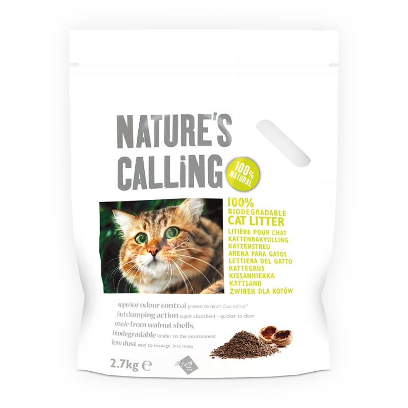 Nature's Calling Katzenstreu - Sparpaket: 2 x 2,7 kg von Nature's Calling