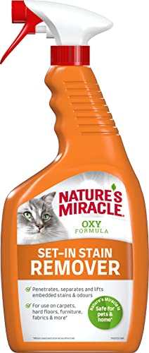 Nature’s Miracle Flecken- & Geruchsentferner Katze - Sauerstoffkonzentrat-Formel für eingetrocknete Flecken und Gerüche, Geruchsneutralisierer mit Orangenduft, 709 ml Nature’s Miracle Flecken- & Geruchsentferner Katze - Sauerstoffkonzentrat-Formel für eingetrocknete Flecken und Gerüche, Geruchsneutralisierer mit Orangenduft, 709 ml von Nature's Miracle