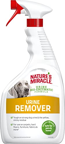 Nature’s Miracle Hundeurin Flecken- & Geruchsentferner - Enzymreiniger für Urinflecken und gelbe Rückstände, Geruchsneutralisierer mit ätherischen Ölen, 946 ml von Nature’s Miracle