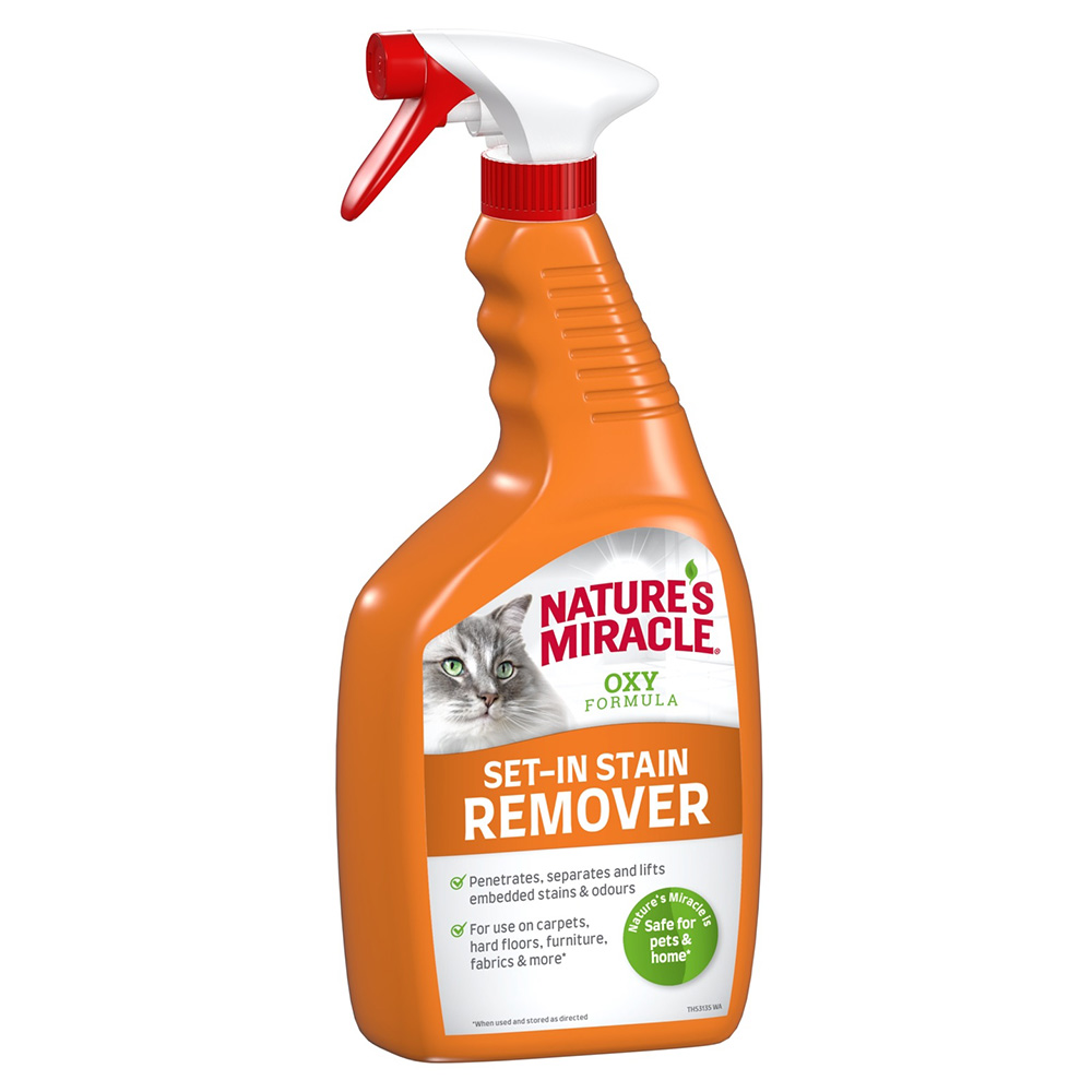 Nature's Miracle Katze Set-In Flecken- und Geruchsentferner - Sparpaket 2 x 709 ml von Nature's Miracle