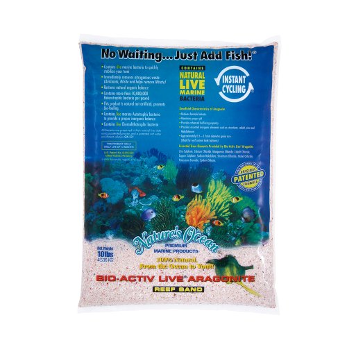 Nature's Ocean Bio-Activ Live Aragonit Lebendsand für Aquarium, 4,5 kg, Samoa Pink Nature's Ocean Bio-Activ Live Aragonit Lebendsand für Aquarium, 4,5 kg, Samoa Pink von Nature's Ocean