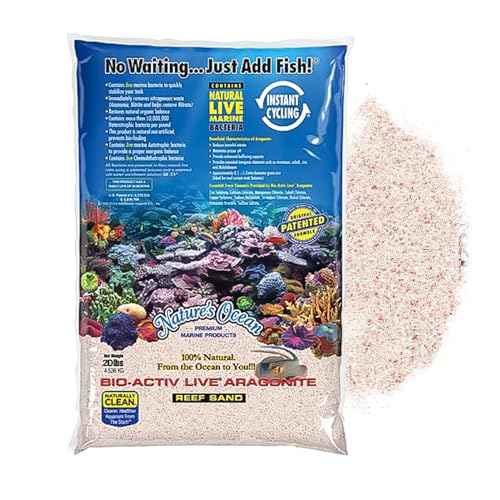 Nature's Ocean Bio-Activ Live Aragonite Aquariums Reef Sand Samoa Pink 20Lbs Nature's Ocean Bio-Activ Live Aragonite Aquariums Reef Sand Samoa Pink 20Lbs von Nature's Ocean