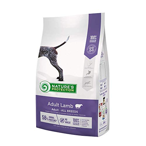 Nature's Protection Lammfleischfutter für Erwachsene Hunde, 12 kg von Nature's Protection