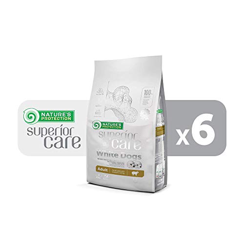 Nature's Protection Superior Care Trockenfutter für Hunde - Hypoallergenes Hundefutter Getreidefrei für Ausgewachsene, Aller Kleine Und Mini Rassen - Lamm, 6x1.5kg von Nature's Protection