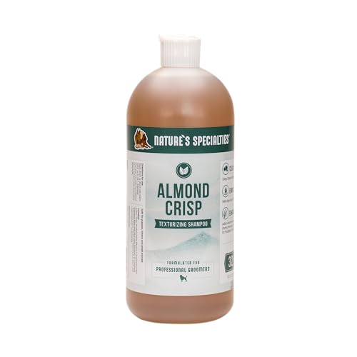 Nature's Specialties Almond Crisp Hundeshampoo - Tiefenreinigendes & Aufbauendes Hundeshampoo - Verleiht Struktur & Volumen - Ideal für Ausstellungsfelle - Lang Anhaltender Duft, 946ml von Nature?s Specialties Mfg