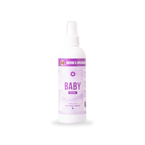 Nature's Specialties Baby Hunde Parfüm Spray - Langanhaltender und Frischen Babypuderduft Hundespray - Leichter & beruhigender Duft - Ideal für die Anwendung nach dem Baden, 237ml Nature's Specialties Baby Hunde Parfüm Spray - Langanhaltender und Frischen Babypuderduft Hundespray - Leichter & beruhigender Duft - Ideal für die Anwendung nach dem Baden, 237ml von Nature?s Specialties Mfg