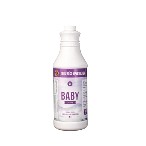 Nature's Specialties Baby Hunde Parfüm Spray - Langanhaltender und Frischen Babypuderduft Hundespray - Leichter & beruhigender Duft - Ideal für die Anwendung nach dem Baden, 946ml Nature's Specialties Baby Hunde Parfüm Spray - Langanhaltender und Frischen Babypuderduft Hundespray - Leichter & beruhigender Duft - Ideal für die Anwendung nach dem Baden, 946ml von Nature?s Specialties Mfg
