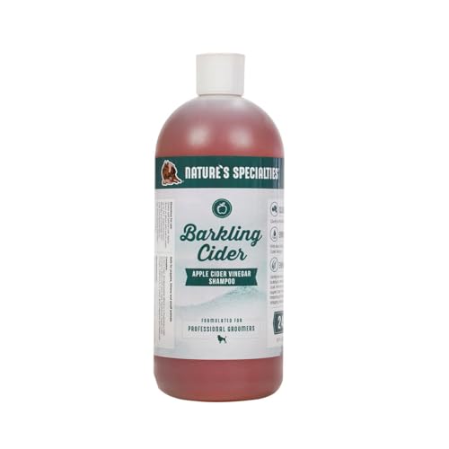 Nature's Specialties Barkling Cider Hundeshampoo - Klärendes Shampoo für Hunde & Katzen - Perfekt für Trockene, Juckende Haut - Mit Apfelessig zur Revitalisierung von Haut und Fell, 946ml von Nature?s Specialties Mfg