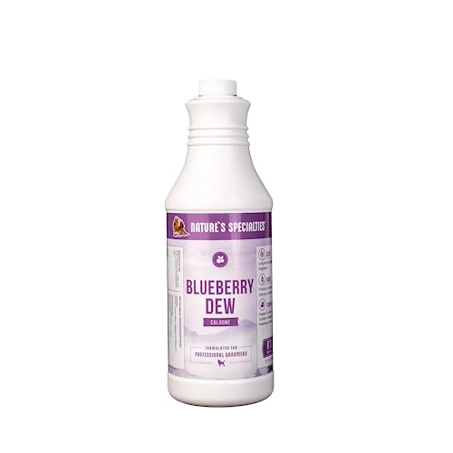 Nature's Specialties Blueberry Dew Hunde Parfüm Spray - Süß duftendes Duftspray für Hunde - Langanhaltender Hundeparfümspray - Ideal für die Anwendung nach dem Baden, 946ml Nature's Specialties Blueberry Dew Hunde Parfüm Spray - Süß duftendes Duftspray für Hunde - Langanhaltender Hundeparfümspray - Ideal für die Anwendung nach dem Baden, 946ml von Nature?s Specialties Mfg