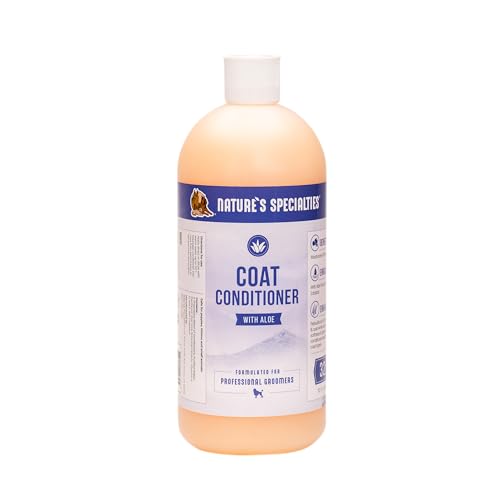 Nature's Specialties Coat Conditioner für Hunde - Spendet Feuchtigkeit & Stärkt - Stellt Trockene & Beschädigte Haut & Fell Wieder her mit Aloe Vera - Stellt Feuchtigkeit & Weichheit, 946ml von Nature?s Specialties Mfg