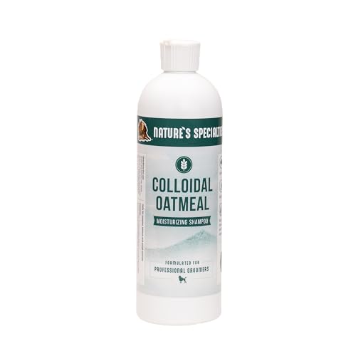 Nature's Specialties Colloidal Oatmeal Hundeshampoo - Sensitive Shampoo für Trockene, Juckende Haut - Lindert Gereizte Haut & Spendet Feuchtigkeit - Beruhigende Formel - Süßer Duft, 473ml von Nature?s Specialties Mfg