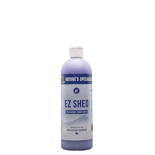 Nature's Specialties EZ Shed Conditioner für Hunde - Entfernt Unerwünschte Haare & Befeuchtet die Haut - Verringert das Scheuern - Pflegt das Fell des Hundes - Herrlicher Duft, 473ml Nature's Specialties EZ Shed Conditioner für Hunde - Entfernt Unerwünschte Haare & Befeuchtet die Haut - Verringert das Scheuern - Pflegt das Fell des Hundes - Herrlicher Duft, 473ml von Nature?s Specialties Mfg