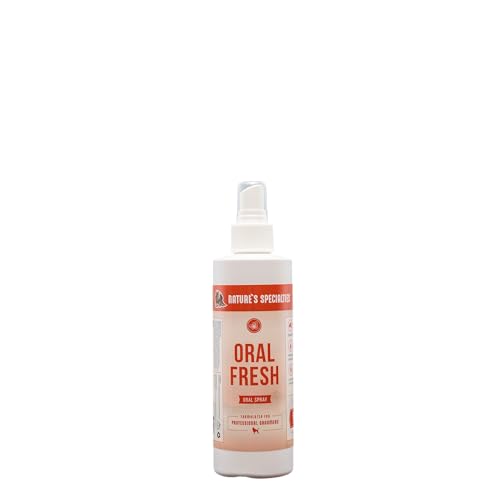 Nature's Specialties Oral Fresh Spray - Mundspray für Hunde - Reduziert Mundgeruch - Zahnpflege für Hunde - Reduziert Mundgeruch & Plaque - Angenehmer Duft, 237ml von Nature?s Specialties Mfg