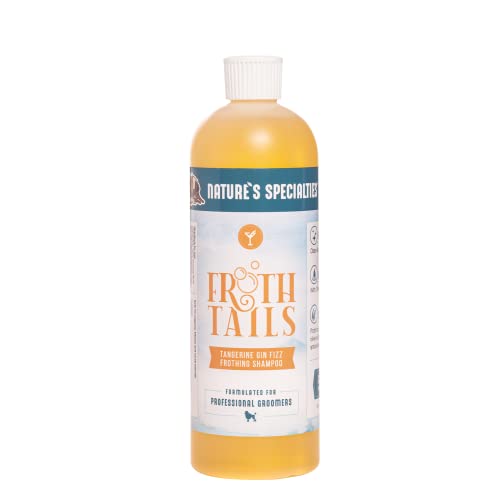 Nature's Specialties Froth Tails Tangerine Gin Fizz Hundeshampoo - Hochkonzentriertes Pflegeshampoo für Hunde & Katzen - Reinigt Gründlich & Spendet Feuchtigkeit - Mandarinenduft, 473ml von Nature?s Specialties Mfg