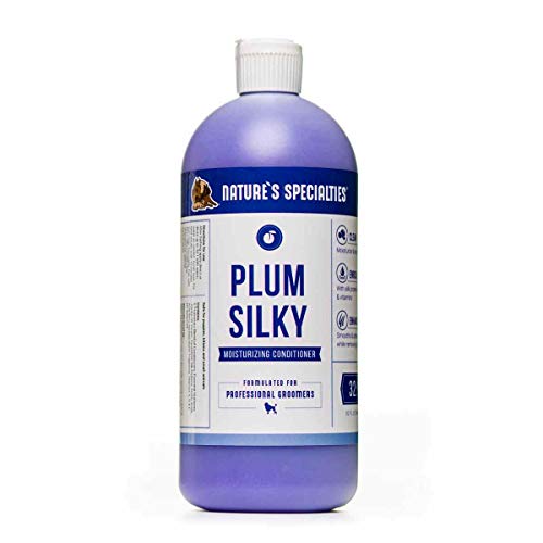Nature's Specialties Plum Silky Conditioner für Hunde - Revitalisiert das Fell mit Seidenproteinen, Keratin und Vitaminen - Befeuchtet & Macht das Fell des Hundes Weich, 946ml Nature's Specialties Plum Silky Conditioner für Hunde - Revitalisiert das Fell mit Seidenproteinen, Keratin und Vitaminen - Befeuchtet & Macht das Fell des Hundes Weich, 946ml von Nature?s Specialties Mfg