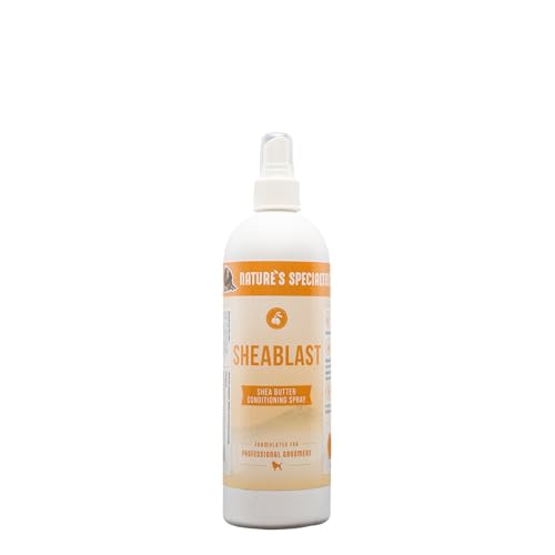 Nature's Specialties Sheablast Conditioning Spray - Sheabutter Pflegespray für Hunde - Stellt den Glanz Wieder her - Fördert das Haarwachstum - Repariert Trockenes & Ggeschädigtes Haar, 473ml Nature's Specialties Sheablast Conditioning Spray - Sheabutter Pflegespray für Hunde - Stellt den Glanz Wieder her - Fördert das Haarwachstum - Repariert Trockenes & Ggeschädigtes Haar, 473ml von Nature?s Specialties Mfg
