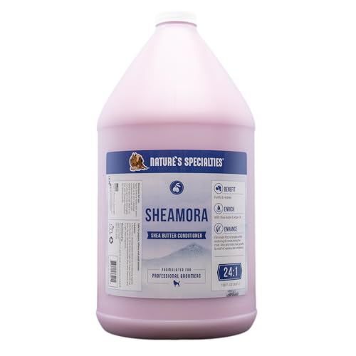 Nature's Specialties Sheamora Conditioner für Hunde - Sheabutter & Arganöl Pflegespülung für Hunde - Beseitigt Frizz und Verfilzungen - Kräftigt und hydratisiert das Fell, 3.8L Nature's Specialties Sheamora Conditioner für Hunde - Sheabutter & Arganöl Pflegespülung für Hunde - Beseitigt Frizz und Verfilzungen - Kräftigt und hydratisiert das Fell, 3.8L von Nature?s Specialties Mfg