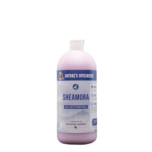 Nature's Specialties Sheamora Conditioner für Hunde - Sheabutter & Arganöl Pflegespülung für Hunde - Beseitigt Frizz und Verfilzungen - Kräftigt und hydratisiert das Fell, 946ml Nature's Specialties Sheamora Conditioner für Hunde - Sheabutter & Arganöl Pflegespülung für Hunde - Beseitigt Frizz und Verfilzungen - Kräftigt und hydratisiert das Fell, 946ml von Nature?s Specialties Mfg