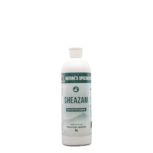 Nature's Specialties Sheazam Shea Butter Hundeshampoo - Sensitiv-Shampoo für Juckende Haut - Beruhigt Sanft - Repariert & Fördert das Haarwachstum - Spendet Feuchtigkeit & Entwirrt, 473ml Nature's Specialties Sheazam Shea Butter Hundeshampoo - Sensitiv-Shampoo für Juckende Haut - Beruhigt Sanft - Repariert & Fördert das Haarwachstum - Spendet Feuchtigkeit & Entwirrt, 473ml von Nature?s Specialties Mfg