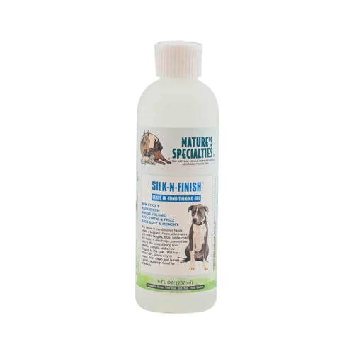 Nature's Specialties Silk-N-Finish Leave-In-Conditioner Gel - Beseitigt Spliss, Verfilzungen, Frizz & Statische - Nicht fettende Formel - Hinterlässt einen Strahlenden Glanz, 237ml von Nature?s Specialties Mfg