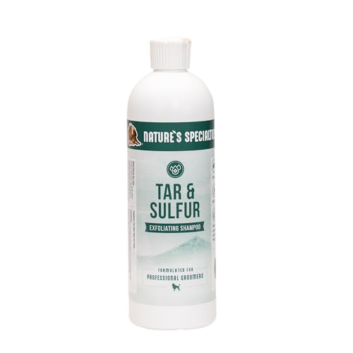 Nature's Specialties Tar & Sulfur Hundeshampoo - Medizinisches Shampoo für Juckende Haut - Stellt den Haarausfall Wieder Her und Lindert gereizte Haut - Beruhigende Formel, 473ml Nature's Specialties Tar & Sulfur Hundeshampoo - Medizinisches Shampoo für Juckende Haut - Stellt den Haarausfall Wieder Her und Lindert gereizte Haut - Beruhigende Formel, 473ml von Nature?s Specialties Mfg