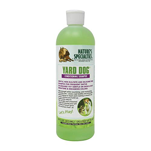 Nature's Specialties Yard Dog Shampoo für Hunde & Katzen - Sensitiv Hundeshampoo - Pflegendes Shampoo für Hunde - Entfettung & Tiefenreinigung - Sanfte Formel - Frischer Duft, 473ml von Nature?s Specialties Mfg
