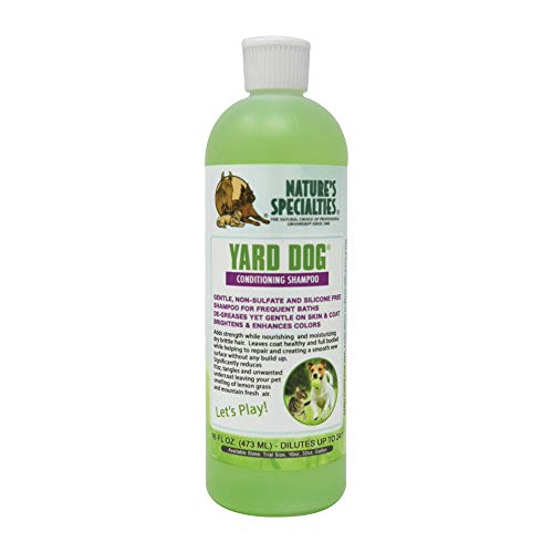 Nature's Specialties Yard Dog Shampoo für Hunde & Katzen - Sensitiv Hundeshampoo - Pflegendes Shampoo für Hunde - Entfettung & Tiefenreinigung - Sanfte Formel - Frischer Duft, 473ml Nature's Specialties Yard Dog Shampoo für Hunde & Katzen - Sensitiv Hundeshampoo - Pflegendes Shampoo für Hunde - Entfettung & Tiefenreinigung - Sanfte Formel - Frischer Duft, 473ml von Nature?s Specialties Mfg