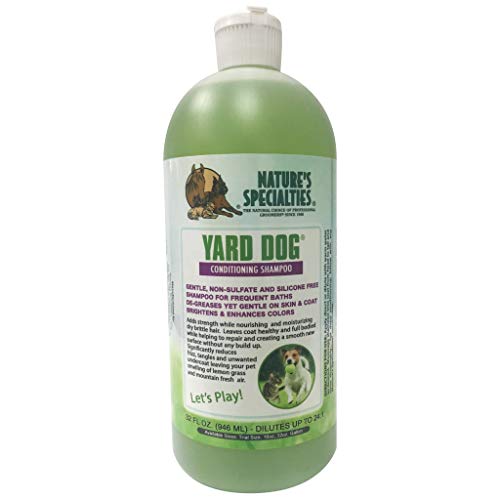 Nature's Specialties Yard Dog Shampoo für Hunde & Katzen - Sensitiv Hundeshampoo - Pflegendes Shampoo für Hunde - Entfettung & Tiefenreinigung - Sanfte Formel - Frischer Duft, 946ml Nature's Specialties Yard Dog Shampoo für Hunde & Katzen - Sensitiv Hundeshampoo - Pflegendes Shampoo für Hunde - Entfettung & Tiefenreinigung - Sanfte Formel - Frischer Duft, 946ml von Nature?s Specialties Mfg