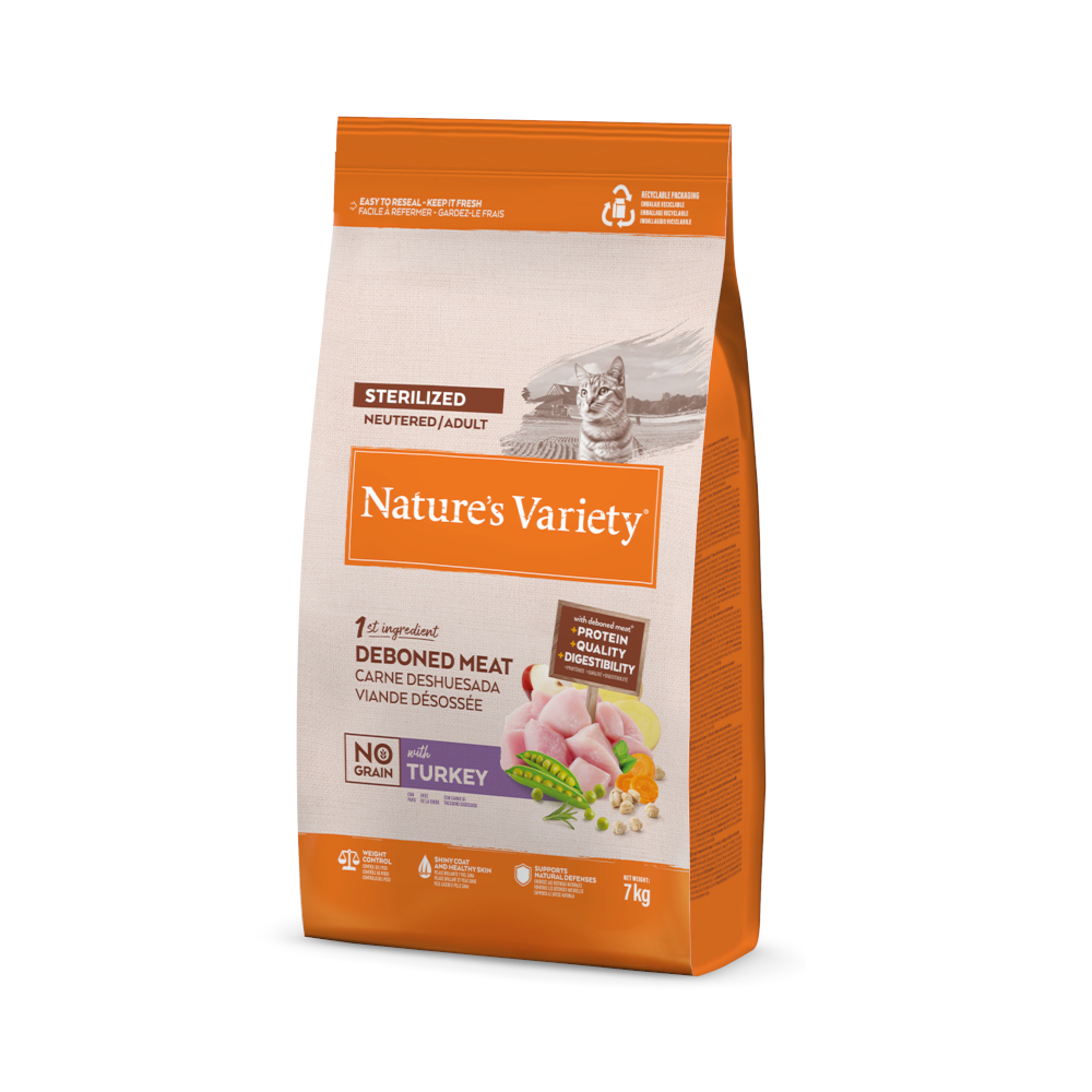 1 kg gratis! 7 kg Nature's Variety - No Grain Sterilized Adult Truthahn 1 kg gratis! 7 kg Nature's Variety - No Grain Sterilized Adult Truthahn von Nature’s Variety