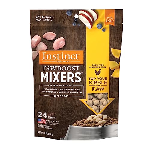 Instinct gefriergetrocknete Raw Boost Mixer Getreide Free Rezept alle Natural Hund Lebensmittel Topper von der Natur Vielzahl von Instinct