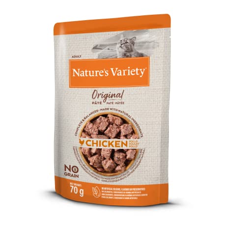 Nature's Variety Chunks Snacks in Sauce - Nassfutter für Katzen mit Huhn: 85 g von Nature's Variety