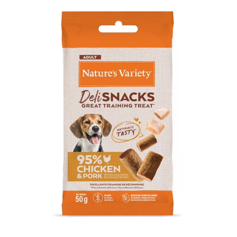 Nature's Variety Deli Snacks Adult - Huhn & Lamm (12 x 50 g) von Nature’s Variety