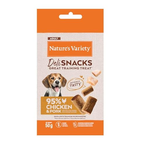 Nature's Variety Deli Snacks für Erwachsene Hunde mit Huhn, 12 x 50 g Nature's Variety Deli Snacks für Erwachsene Hunde mit Huhn, 12 x 50 g von Nature's Variety