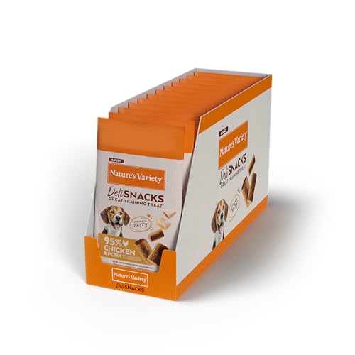 Nature's Variety Deli Snacks für Erwachsene Hunde mit Huhn, 12 x 50 g von Nature's Variety