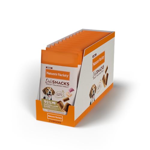 Nature's Variety Deli Snacks - für Erwachsene Hunde mit Huhn und Lamm - 12 x 50 g von Nature's Variety