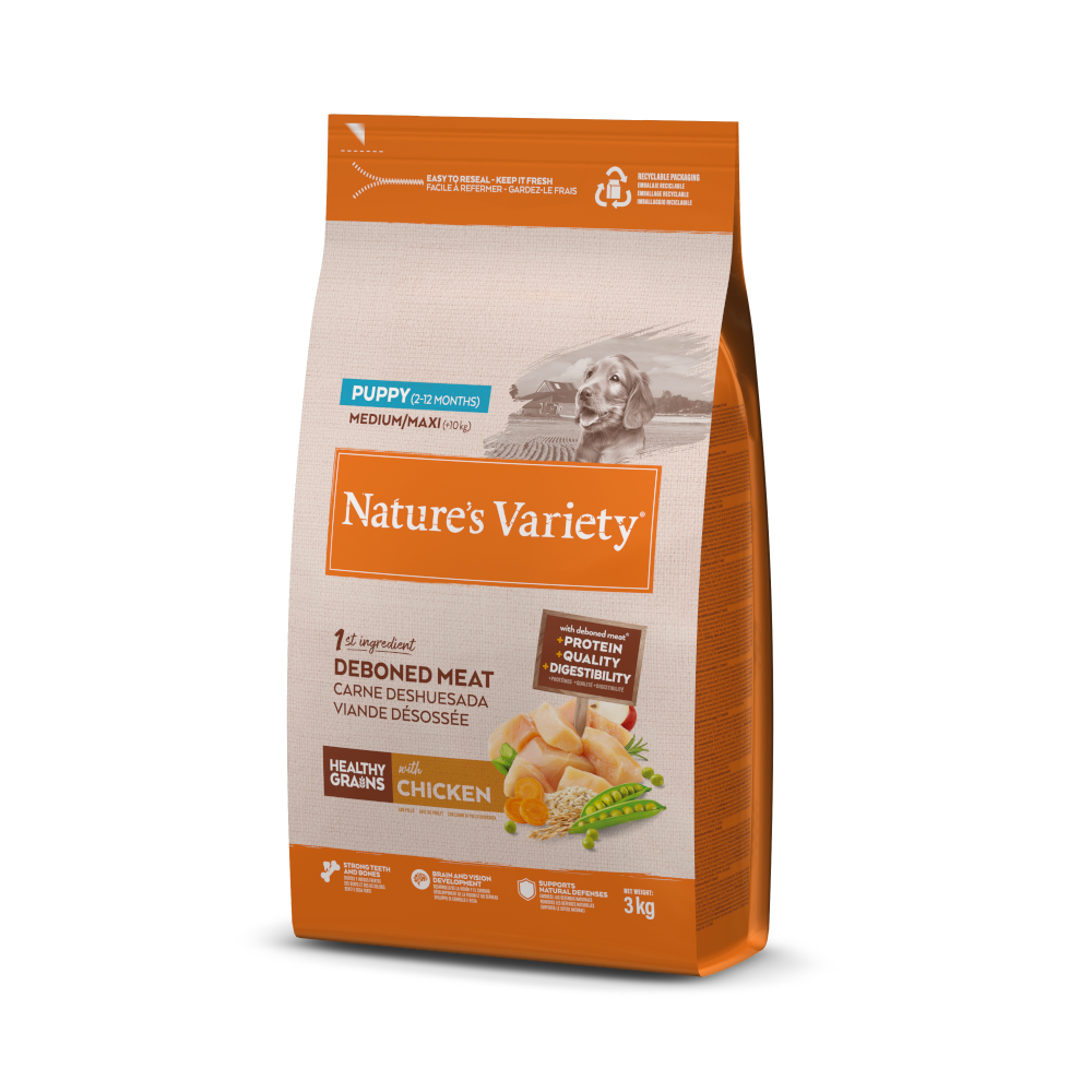 Nature's Variety Healthy Grains Puppy Medium/Maxi Huhn - Sparpaket: 2 x 10 kg Nature's Variety Healthy Grains Puppy Medium/Maxi Huhn - Sparpaket: 2 x 10 kg von Nature’s Variety