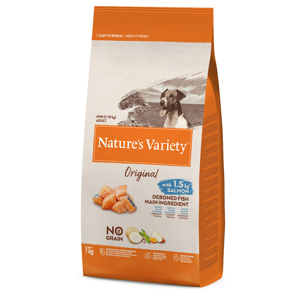 Nature's Variety Original No Grain Mini Adult Lachs - 7 kg von Nature’s Variety