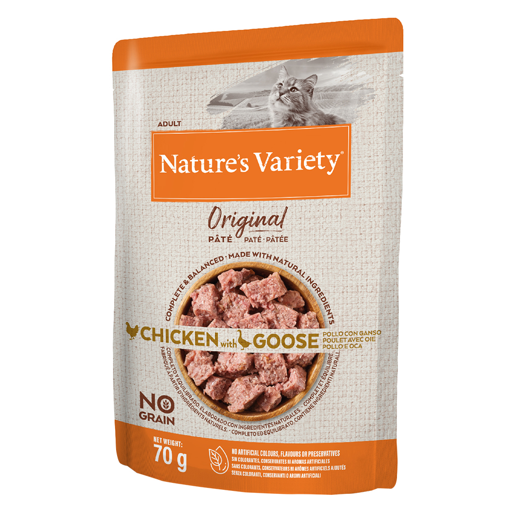 Nature's Variety Original Paté No Grain 12 x 70 g -Huhn und Gans Nature's Variety Original Paté No Grain 12 x 70 g -Huhn und Gans von Nature’s Variety